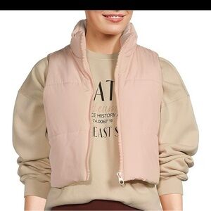 GB Blush Pink Puffer Vest